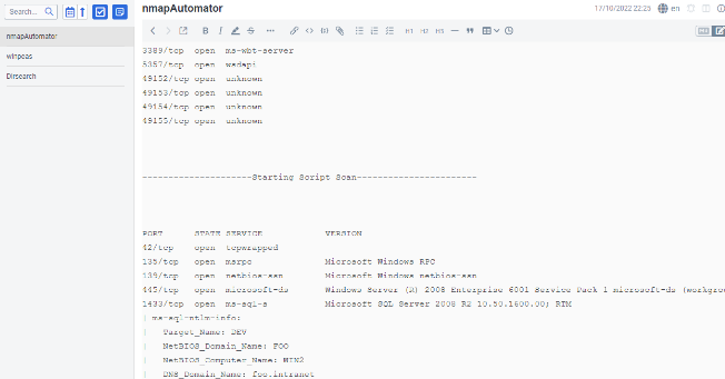 research repo oscp